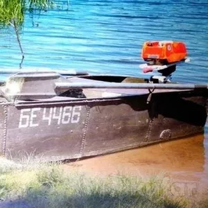 Лодка дюралевая 3-х местная + мотор мак-3