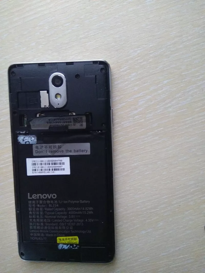 Мобильный телефон Lenovo Vibe p1ma40 на запчасти 2