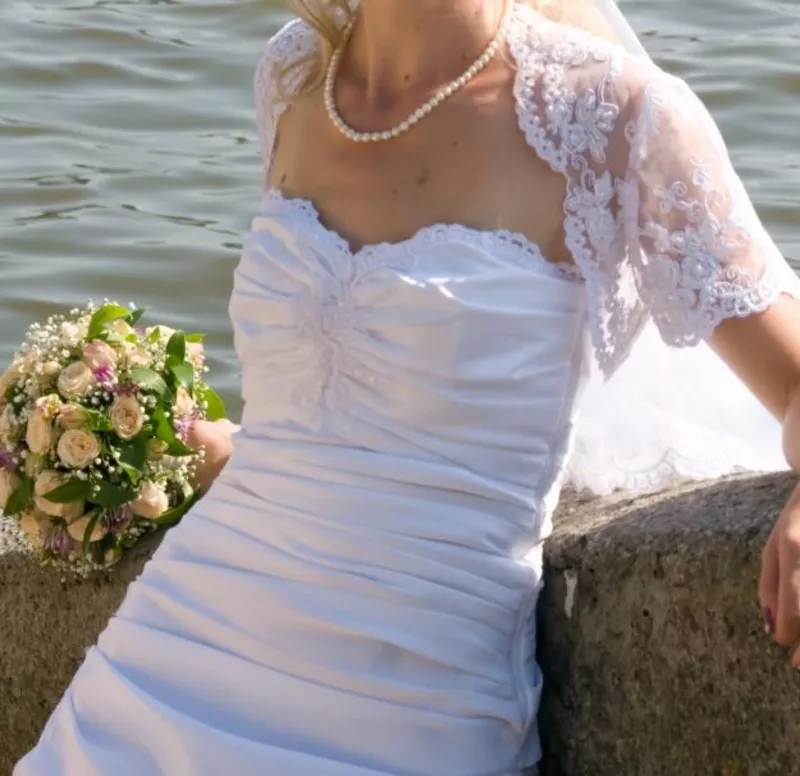 Свадебное платье для миниатюрной невесты Размер 42-44 2